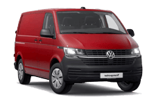Van Rental Preston - Red VW Transporter Automatic - Van hire Preston