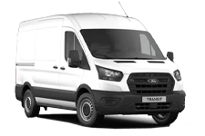 Van Rental Preston - White Ford Transit SWB - Van hire Preston